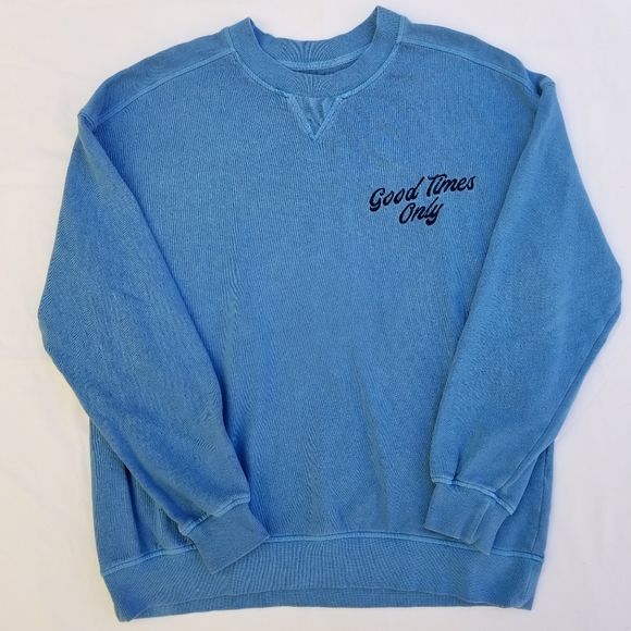 Men's Goodfellow 'Good Times Only' Crewneck Size Large - Picture 2 of 7